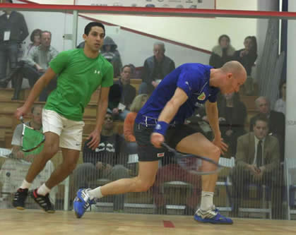 Tuominen (right) outlasted Momen for the upset. MCO photo